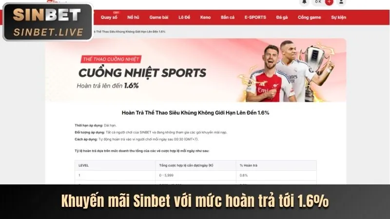 Cá cược thể thao Thomo68